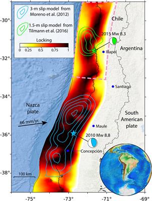 Transient Deformation and Stress Patterns Induced by the 2010 Maule Earthquake in the Illapel Segment